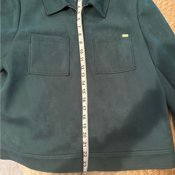 Tommy Hilfiger Faux Suede Jacket Ladies Sz 14 - Picture 10 of 12